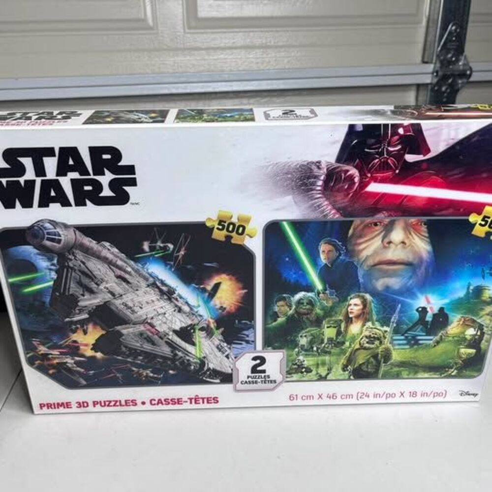Star Wars Prime 3D Puzzles 2-Pack 500 Pieces Each